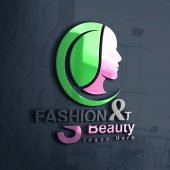 Modern Fashion and Beauty Logo Design Template