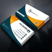 Financial Analyst Business Card Design Template psd