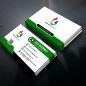 Financial Planner Business Card Design Template PSD