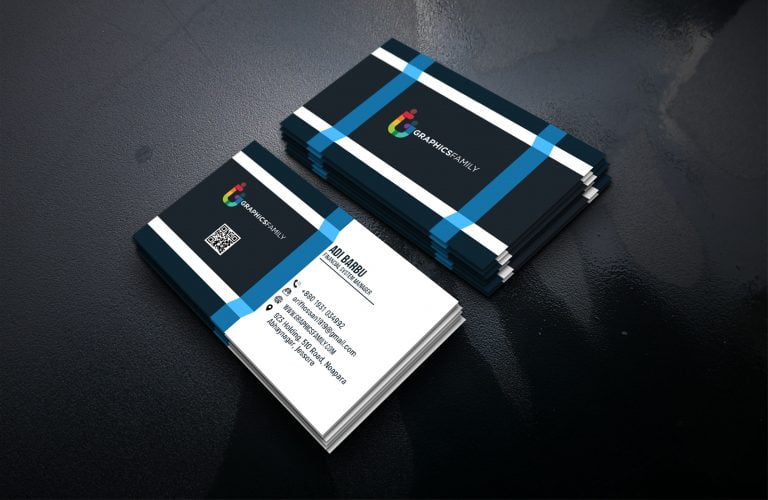 Financial System Manager Business Card Template Free Psd – Graphicsfamily