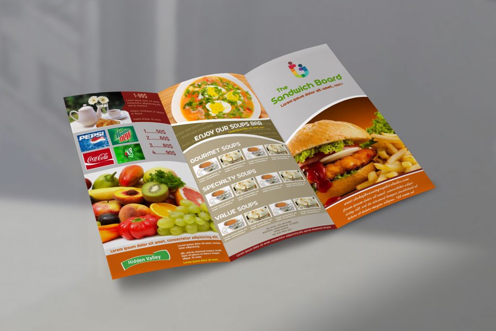 Fast Food Menu Design Templates