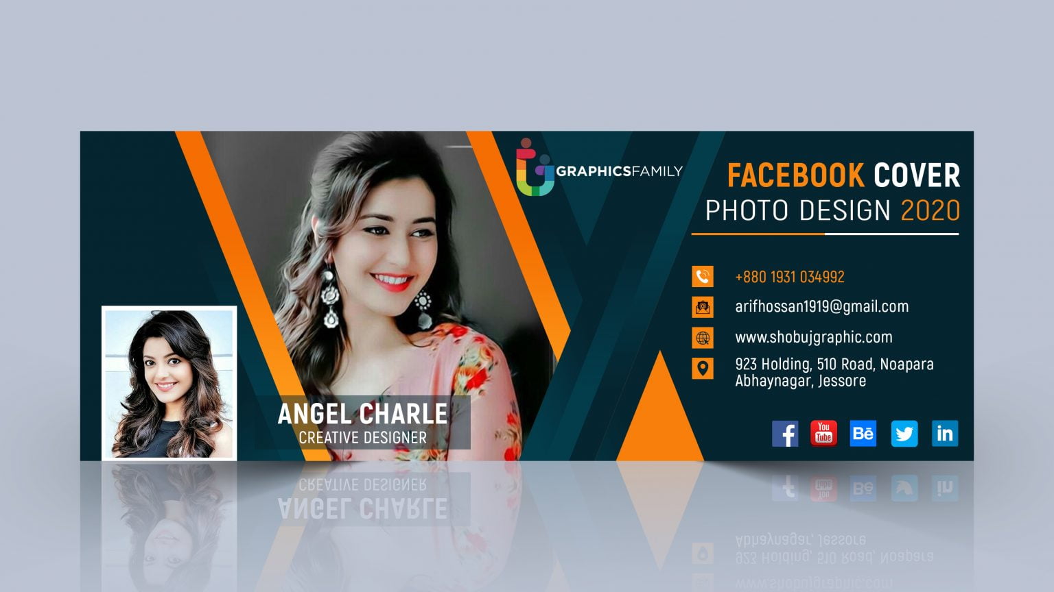 facebook cover psd free