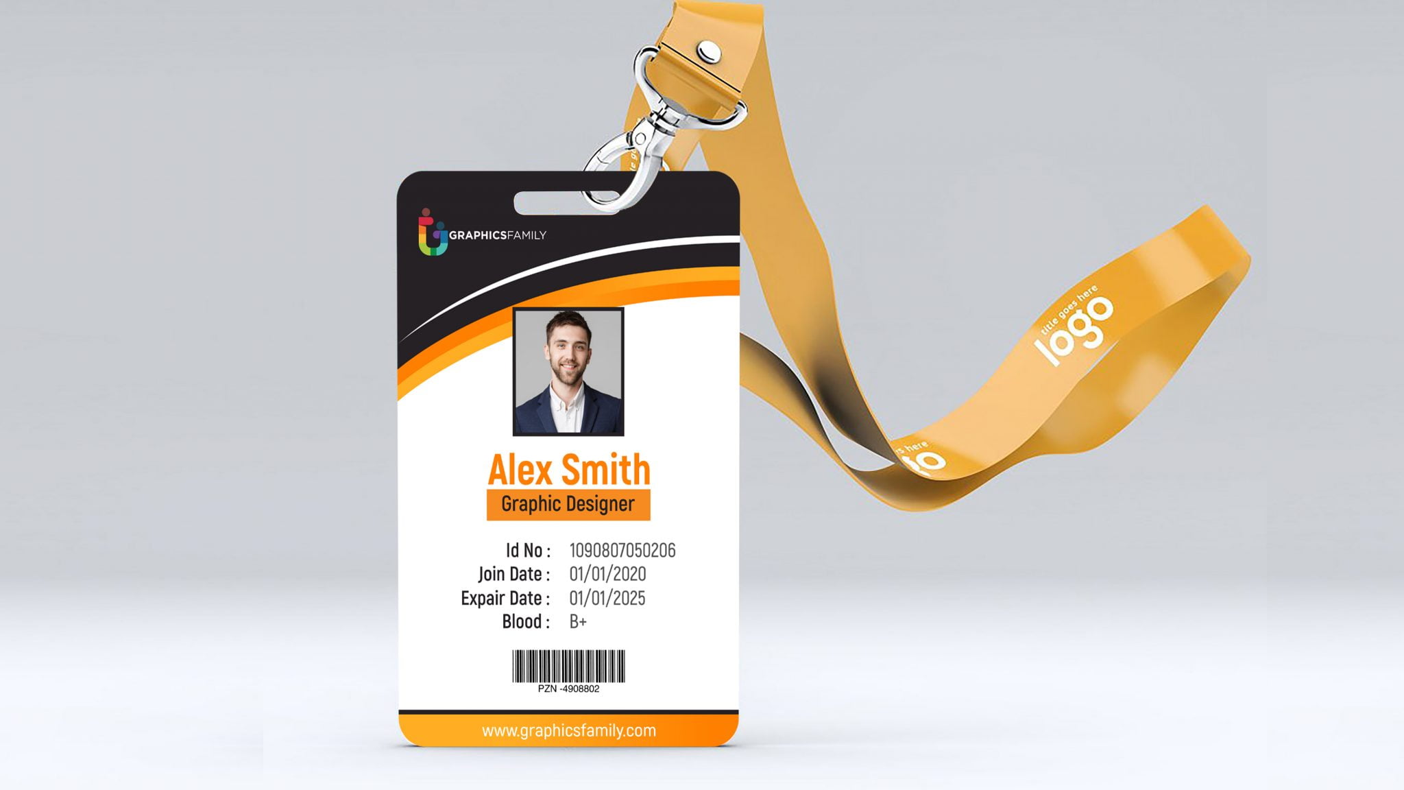 photoshop id card template free download