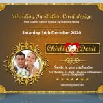 Special Wedding Invitation Card Design Free PSD