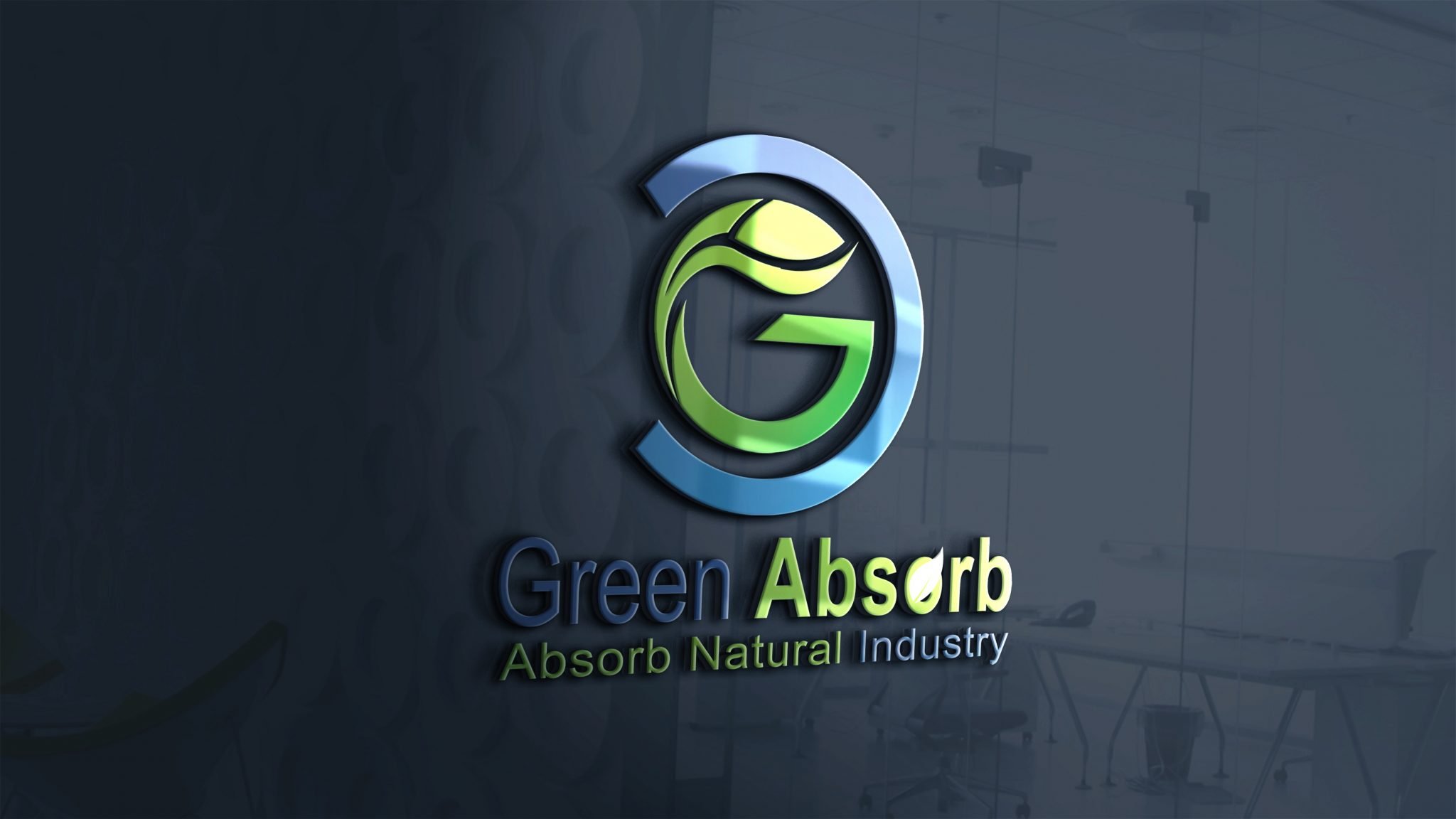 Free Green Nature Logo Design Free psd – GraphicsFamily