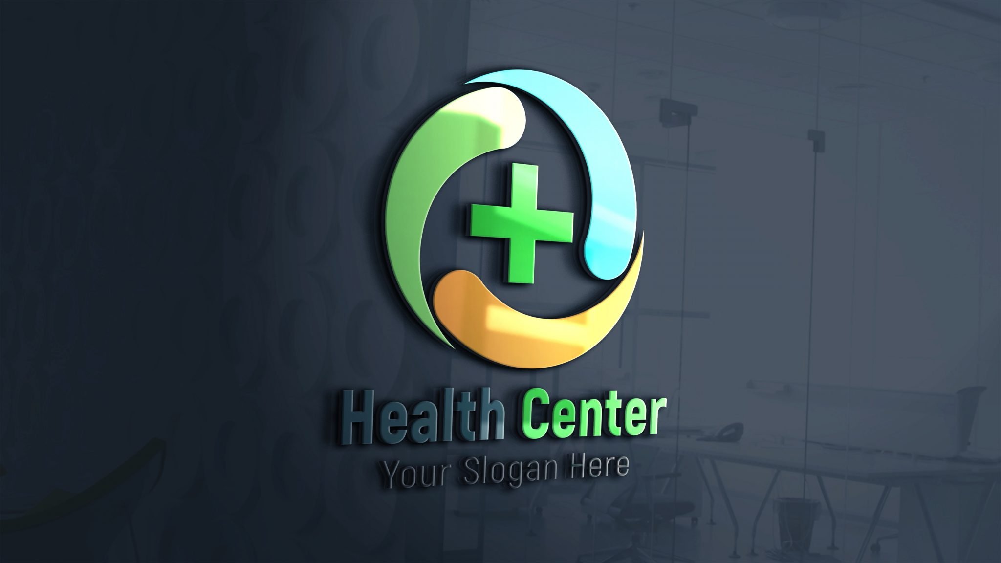 Free Health Care Logo Design Free psd â€“ GraphicsFamily