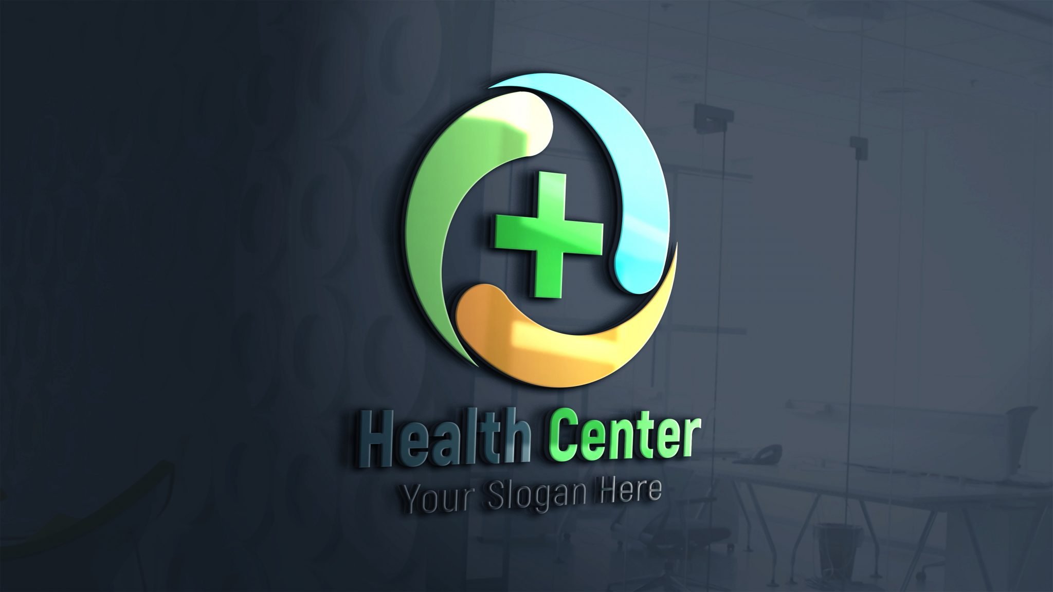 Free Health Care Logo Design Free psd – GraphicsFamily