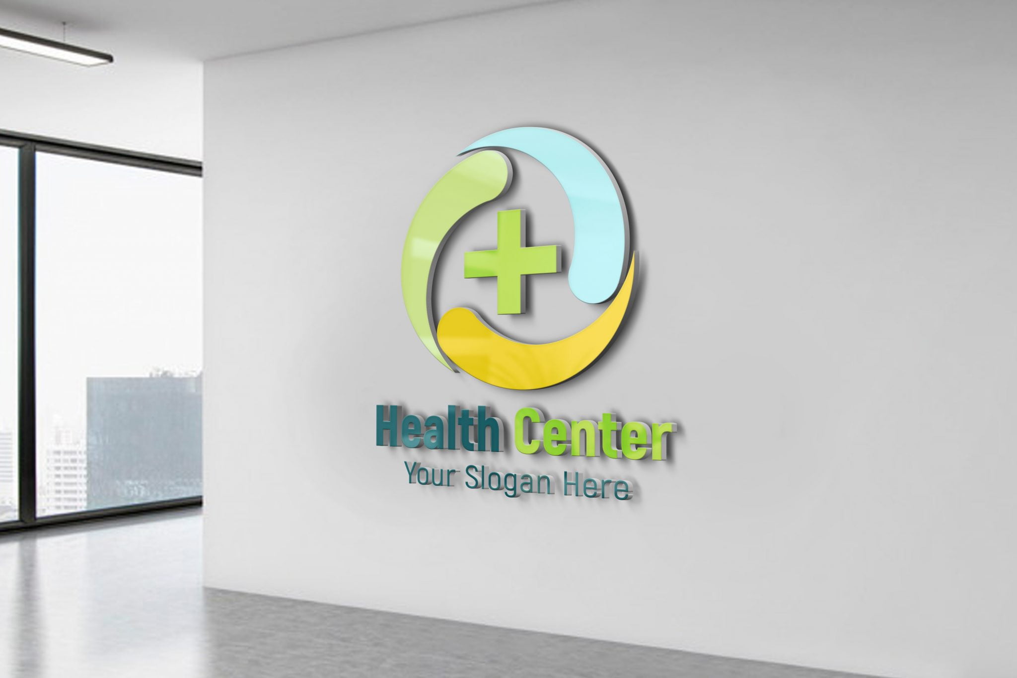 Free Health Care Logo Design Free psd – GraphicsFamily