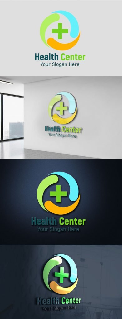 Free Health Care Logo Design Free psd – GraphicsFamily