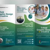 Medical Tri Fold Brochure Design In Flat Style Free PSD
