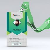 Modern Id Card Design Template Free psd