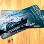 Night Out Party Event Ticket Design Free Template