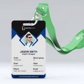 Office Id Card Design Free psd Download