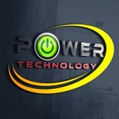 Modern Power and Technology logo design free psd