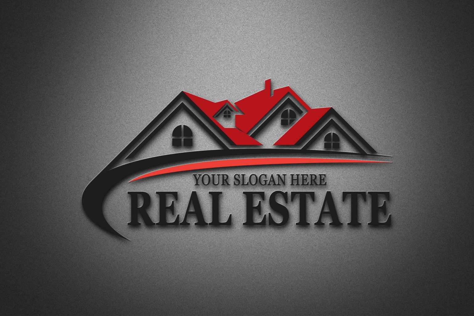 Modern Real Estate Logo Design psd Template â€“ GraphicsFamily
