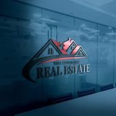 Modern Real Estate Logo Design psd Template