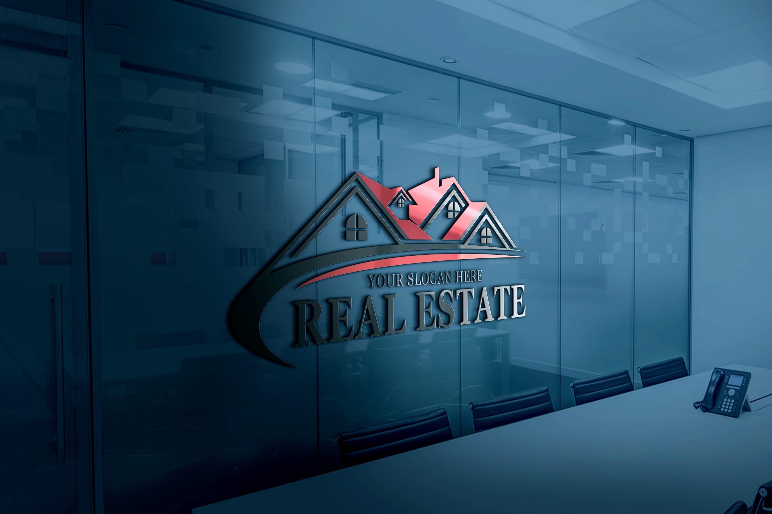 real estate logo presentation