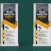 Business Roll Up Banner Design Free Template