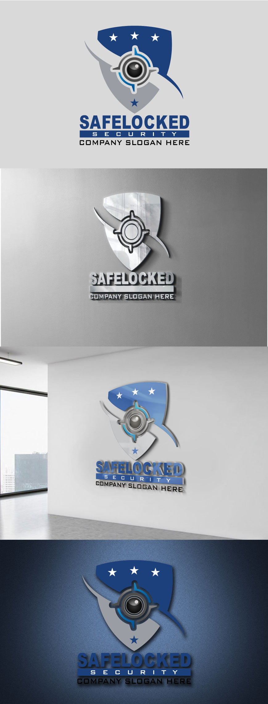 Free Security Logo Design PSD Template – GraphicsFamily