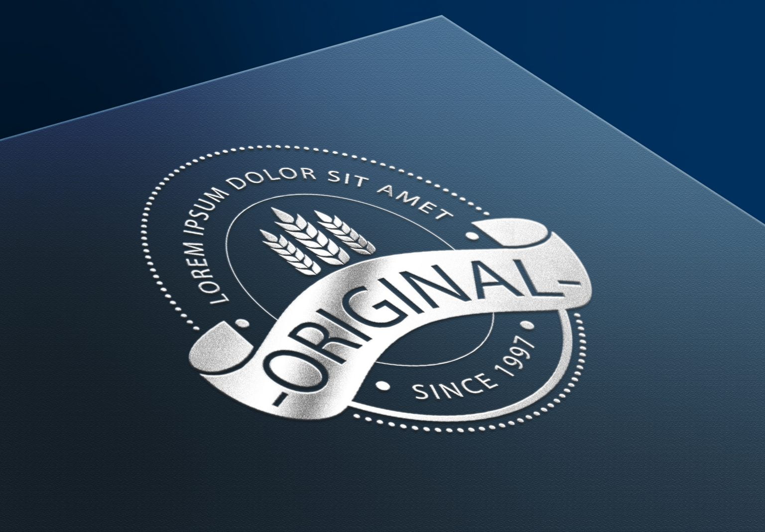 Silver Glossy Logo Mockup Free PSD GraphicsFamily