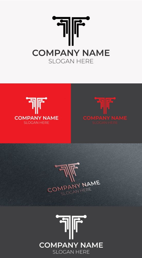 T-tech-logo-template