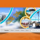 Tourist Agent Facebook Cover Design Free psd