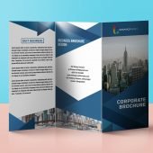 Corporate Business Tri Fold Brochure Design Template Free Psd