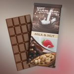 Free chocolate package design template psd