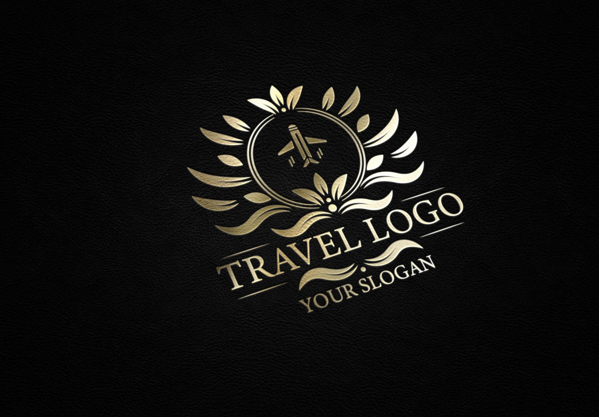 3d travel logo