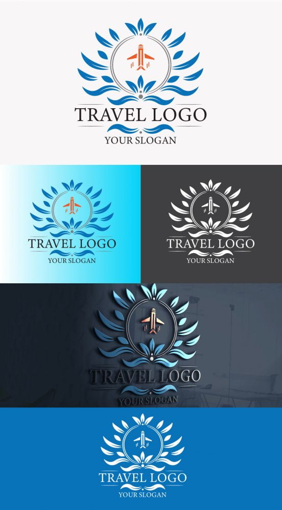 luxury-travel-logo-template