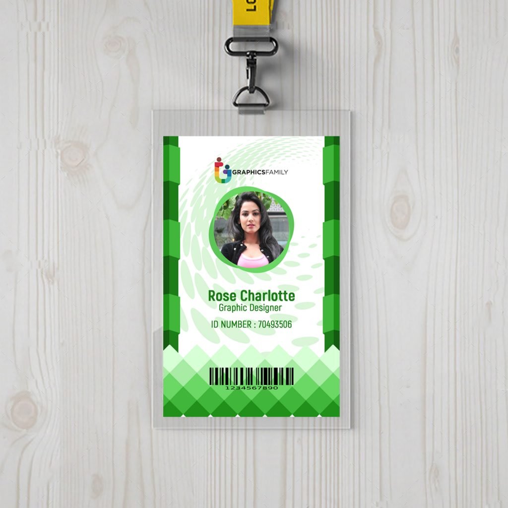 Abstract Office IdCard Design Template Free PSD GraphicsFamily