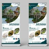 Real Estate Roll Up Banner Design Free Psd