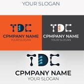 TDC Tech Logo Design Free .ai download