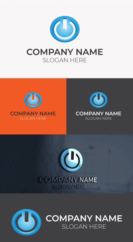 tech-logo-free-template