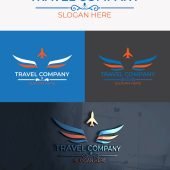 Luxury Travel Logo Design Free Template