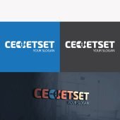 CeoJetSet Logo Design for Travel company Free .ai