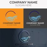 Modern Logo Design For water company Free template