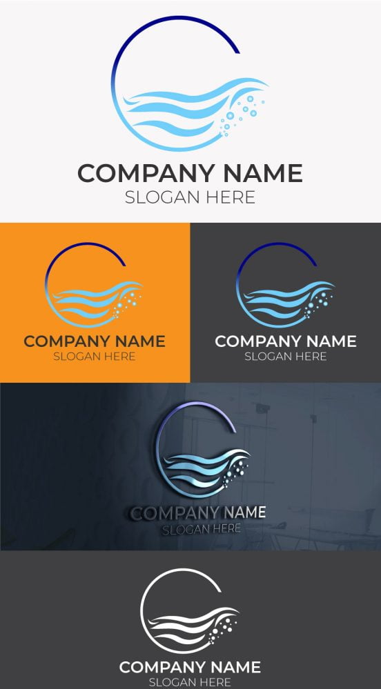 water-company-logo-template