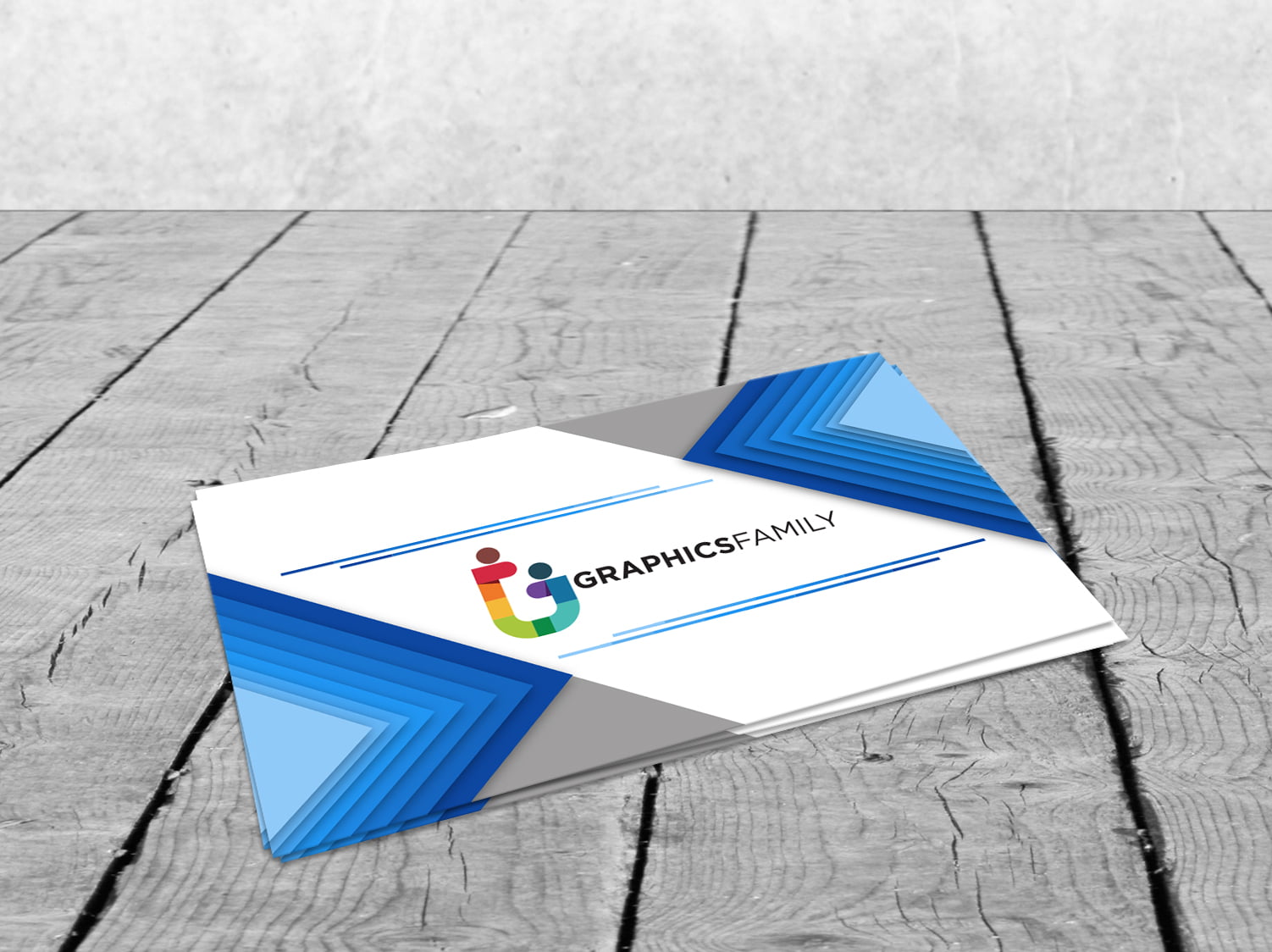 Abstract Business card Free psd