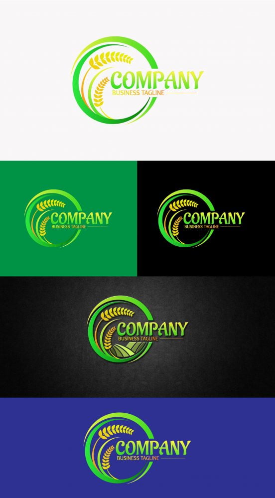 Creative Agriculture And Farm Logo Design Free Template – GraphicsFamily