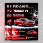 Free Photoshop Car Flyer Design Template