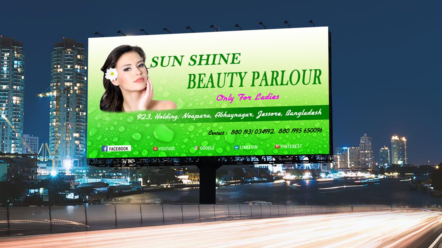 Free Ladies Business Billboard Banner Design GraphicsFamily