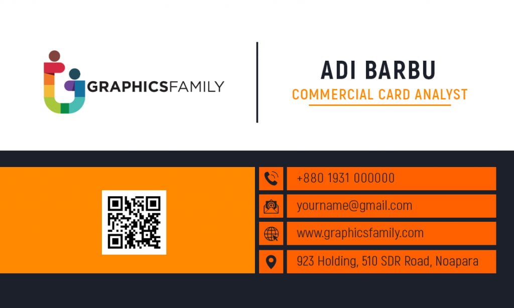 Cad Analyst Business Card Design Back Side