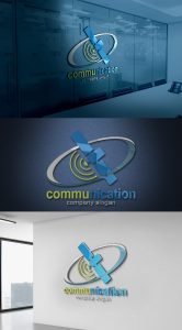 Free Photoshop Communication Company Logo – GraphicsFamily