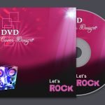 Free Black and Red DVD Cover Design Set