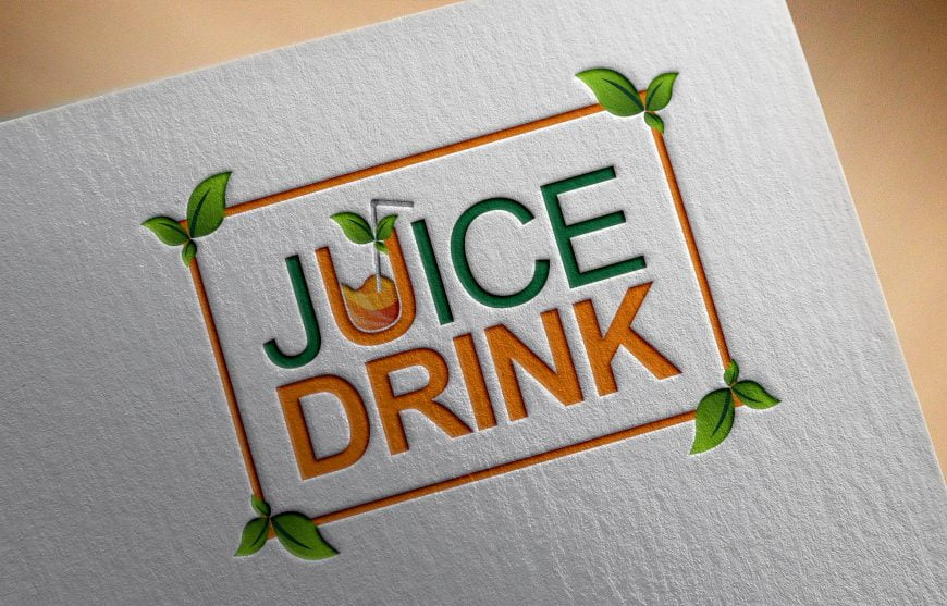 Natural Juice Company Logo Design – GraphicsFamily