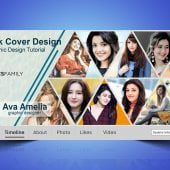 Free Photoshop Photographer Facebook Cover Design