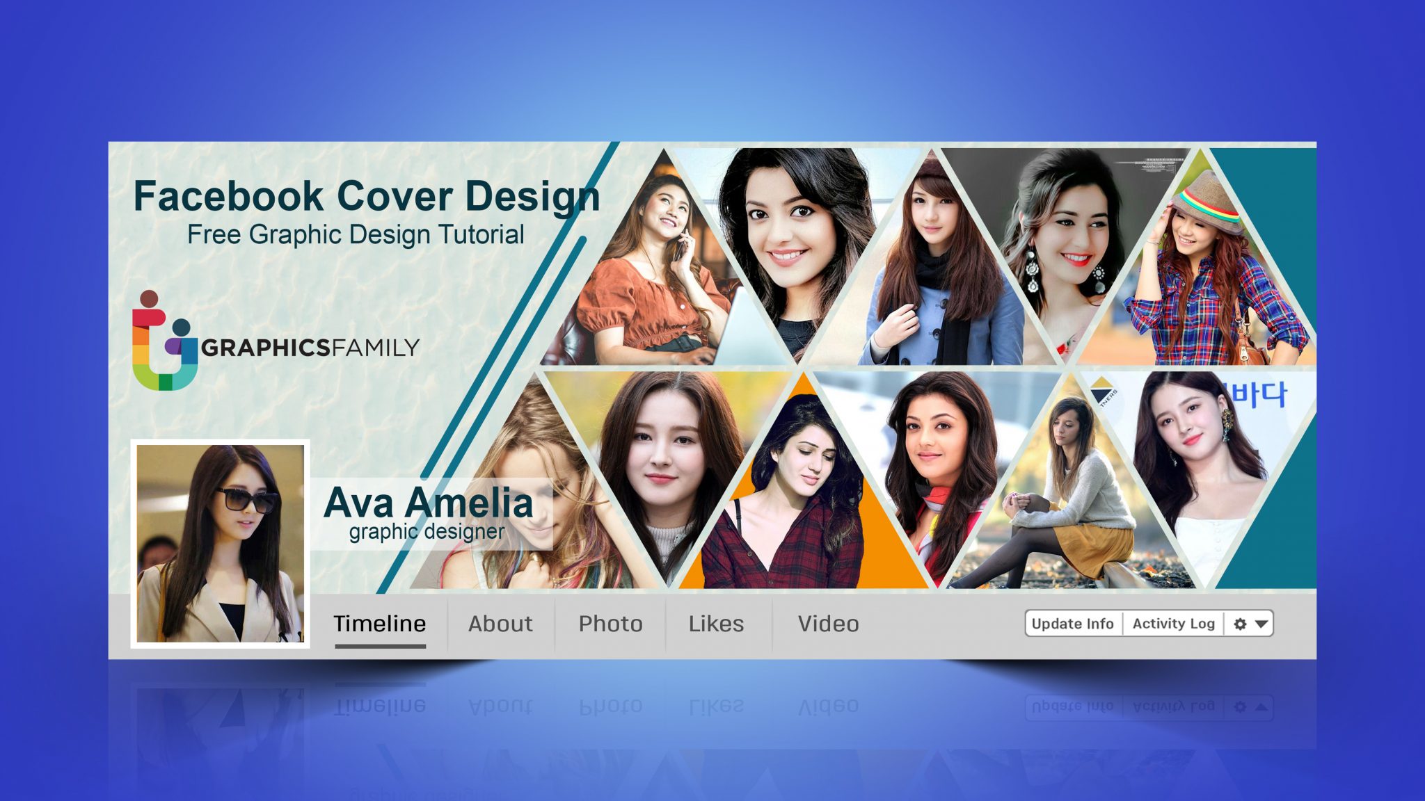 75+ Best Free Facebook Cover Templates in PSD Format GraphicsFamily