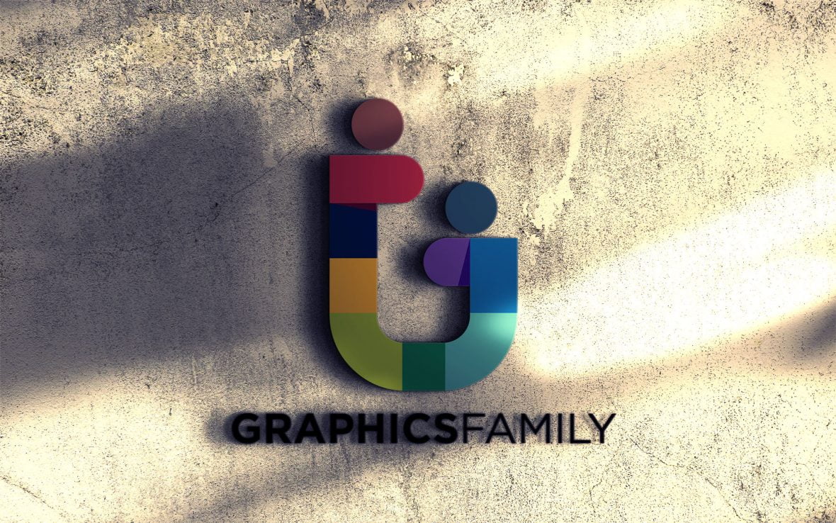 Graphicsfamily-Realistic-3d-wall-logo-mockup