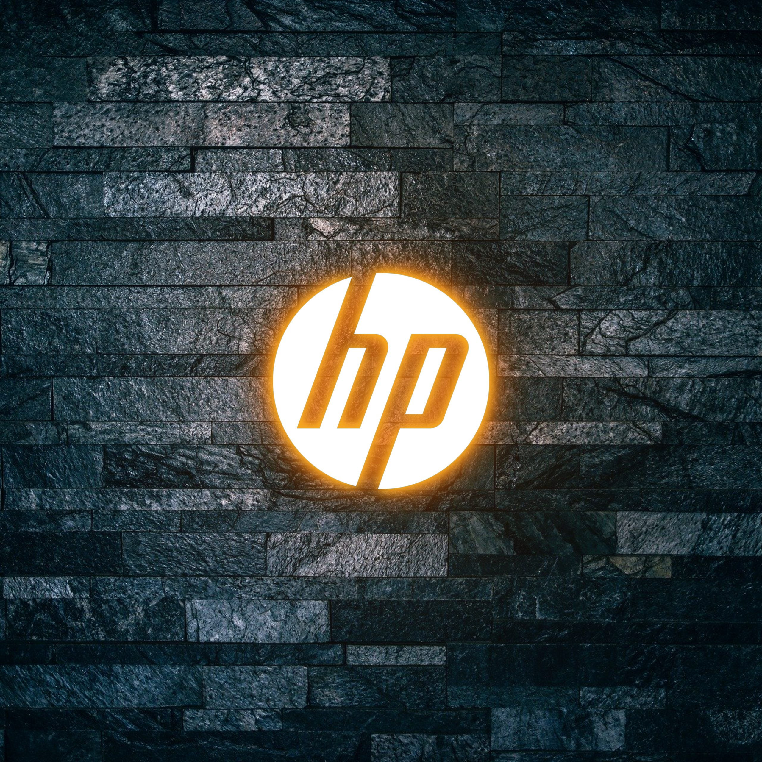 hp logo wallpaper hd